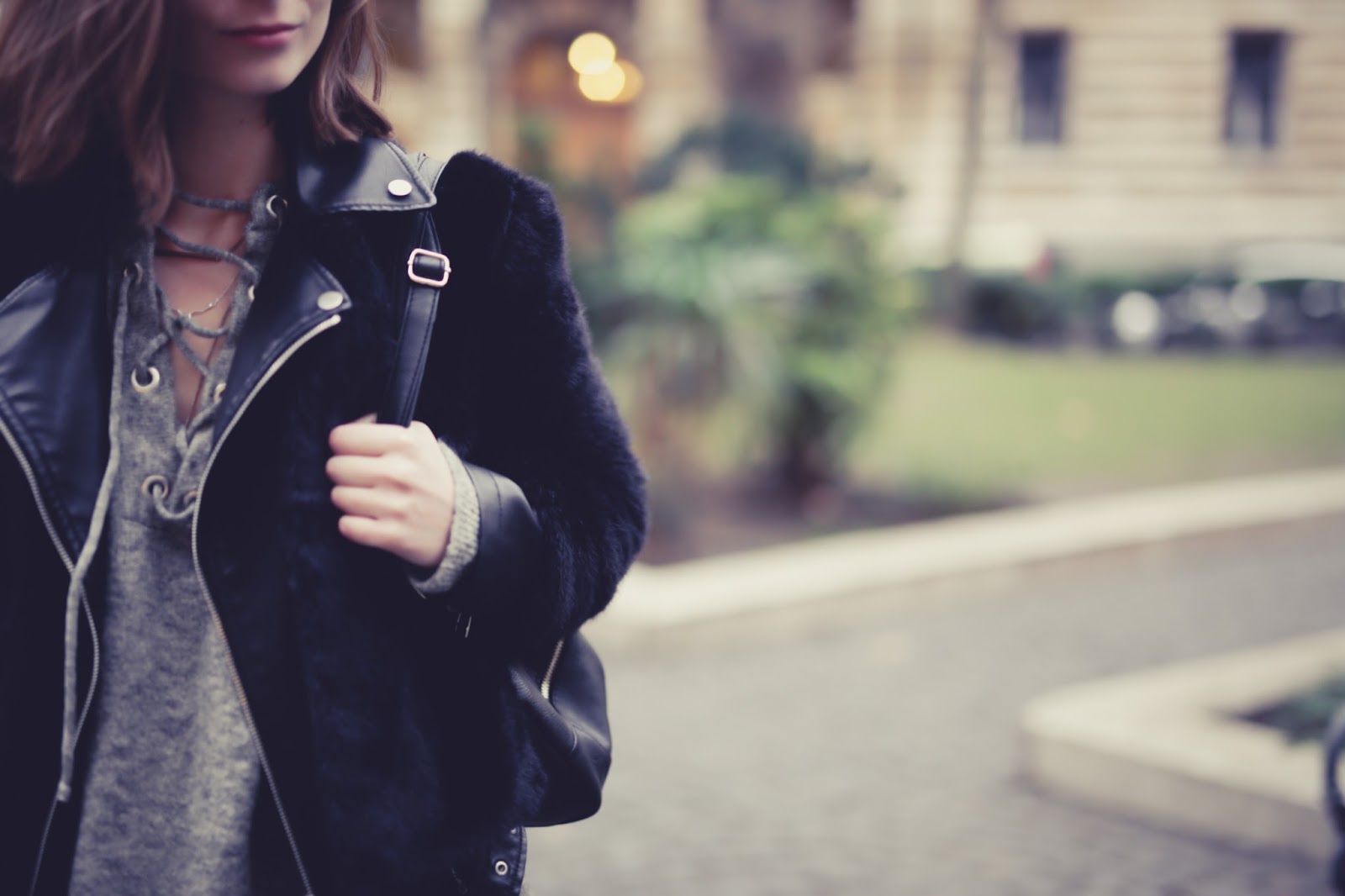 HOW TO WEAR YOUR LEATHER JACKET IN WINTER What Vero Wears